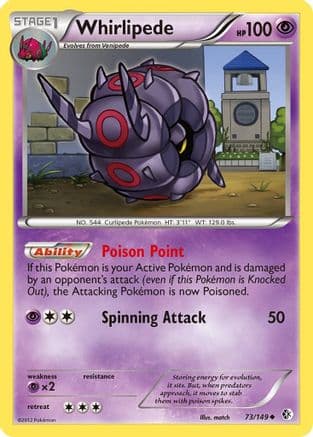 Whirlipede 73/149 - Boundaries Crossed Reverse Holofoil