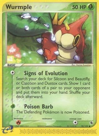 Wurmple/109 Ruby and Sapphire - Common