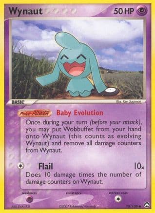 Wynaut 070/108 - Power Keepers Reverse Holofoil