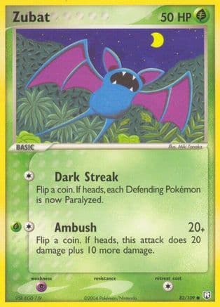 Zubat 082/109 - Team Rocket Returns Reverse Holofoil
