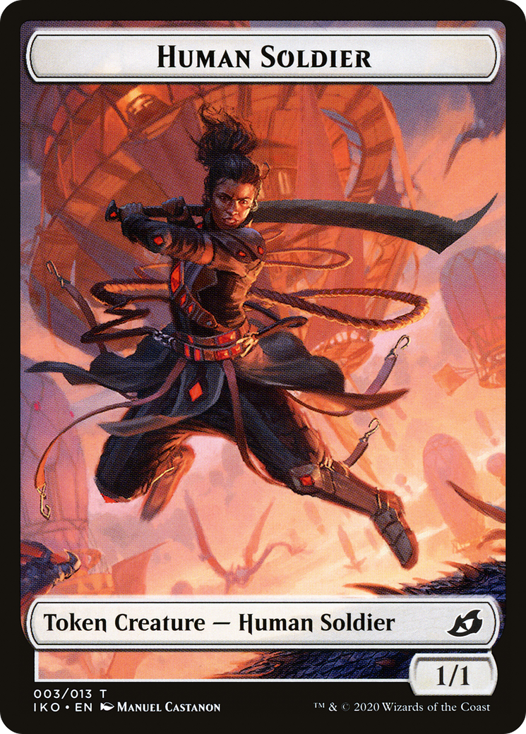 Human Soldier (TIKO-003) - Ikoria: Lair of Behemoths Tokens Foil