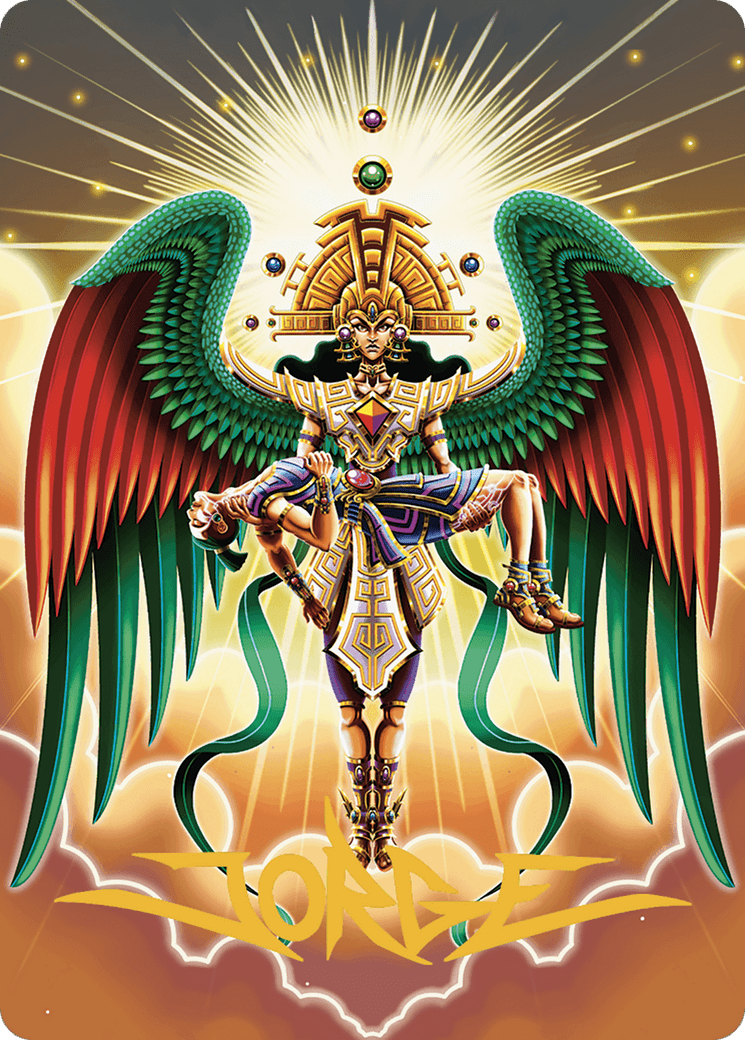 Resplendent Angel // Resplendent Angel (ALCI-059) - The Lost Caverns of Ixalan Art Series (Borderless) Foil