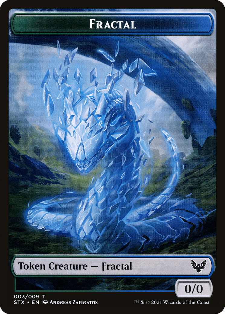 Fractal (TSTX-003) - Strixhaven: School of Mages Tokens Foil