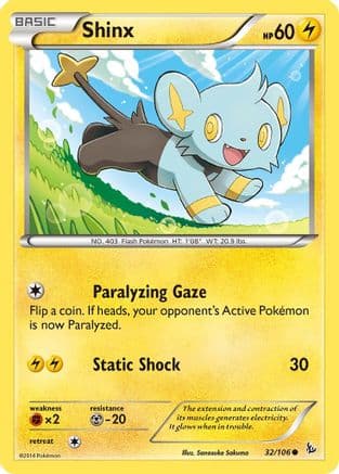 Shinx 032/106 - XY Flashfire Reverse Holofoil