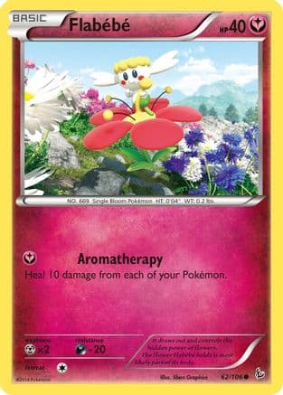 Flabebe 062/106 - XY Flashfire Reverse Holofoil