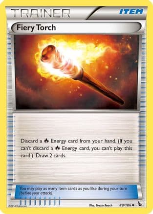 Fiery Torch 089/106 - XY Flashfire Reverse Holofoil