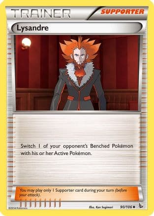 Lysandre 090 XY Flashfire - Uncommon