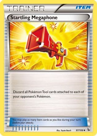 Startling Megaphone 097/106 - XY Flashfire Reverse Holofoil