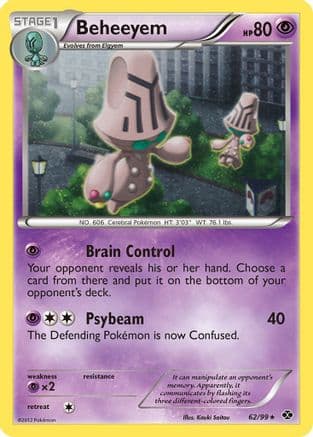 Beheeyem (Cosmos Holo) 62/99 - Blister Exclusives Holofoil