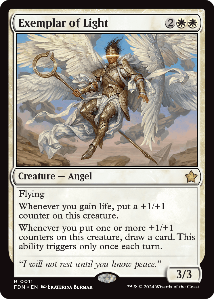 Exemplar of Light (FDN-011) - Foundations Foil