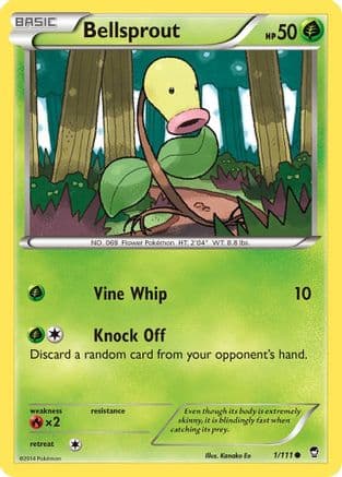 Bellsprout 001/111 - XY Furious Fists Reverse Holofoil