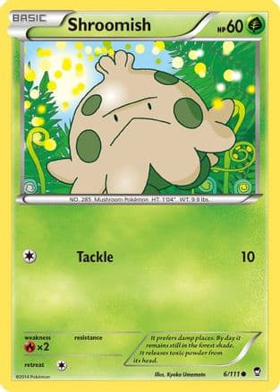 Shroomish 006/111 - XY Furious Fists Reverse Holofoil