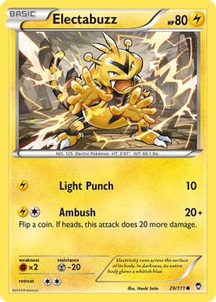 Electabuzz 029/111 - XY Furious Fists Reverse Holofoil