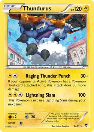 Thundurus 033/111 - XY Furious Fists