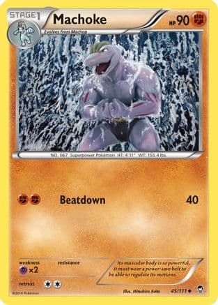 Machoke 045/111 - XY Furious Fists Reverse Holofoil