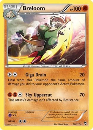 Breloom 050/111 - XY Furious Fists Reverse Holofoil