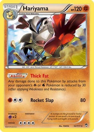 Hariyama 052/111 - XY Furious Fists Reverse Holofoil