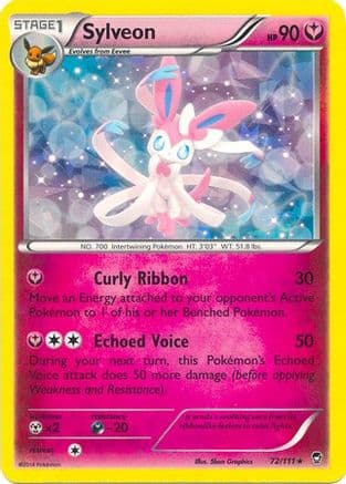 Sylveon (XY Furious Fists) 72/111 - Deck Exclusives Holofoil