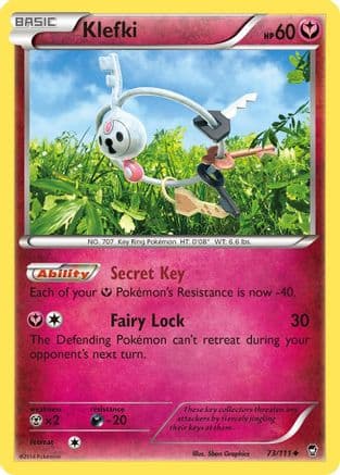 Klefki 073/111 - XY Furious Fists Reverse Holofoil