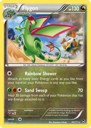 Flygon 076/111 - XY Furious Fists Reverse Holofoil