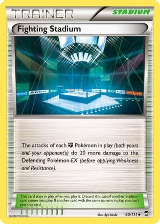 Fighting Stadium 090/111 - XY Furious Fists Reverse Holofoil