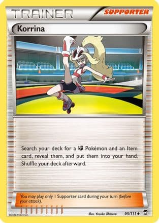 Korrina 095/111 - XY Furious Fists Reverse Holofoil