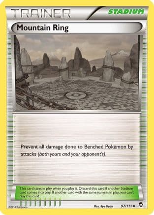 Mountain Ring 097/111 - XY Furious Fists