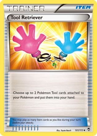 Tool Retriever 101/111 - XY Furious Fists Reverse Holofoil