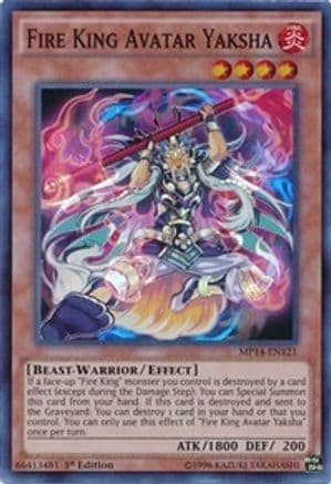Fire King Avatar Yaksha (MP14-EN121) - 2014 Mega-Tins Mega Pack Unlimited