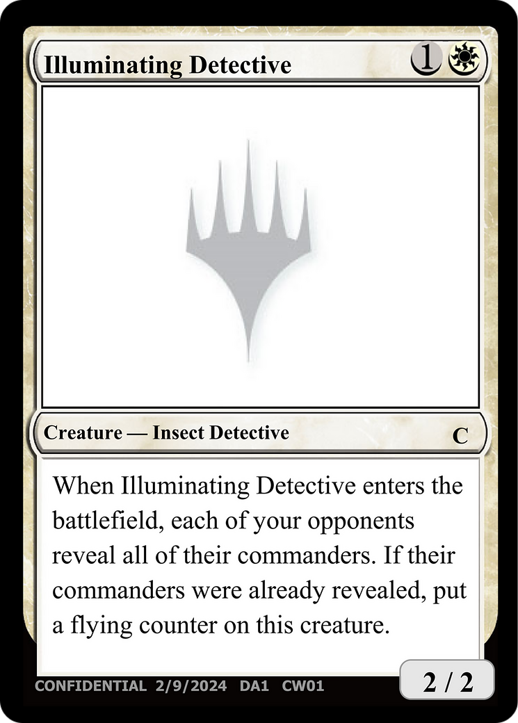 Illuminating Detective (DA1-CW01) - Unknown Event