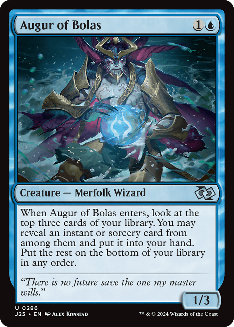 Augur of Bolas (J25-286) - Foundations Jumpstart