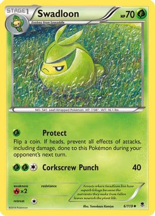 Swadloon 006/119 - XY Phantom Forces Reverse Holofoil