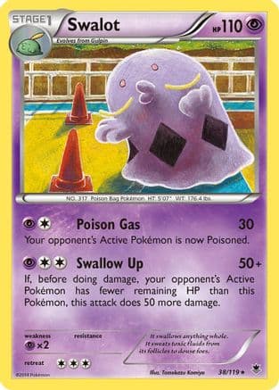 Swalot 038/119 - XY Phantom Forces Reverse Holofoil