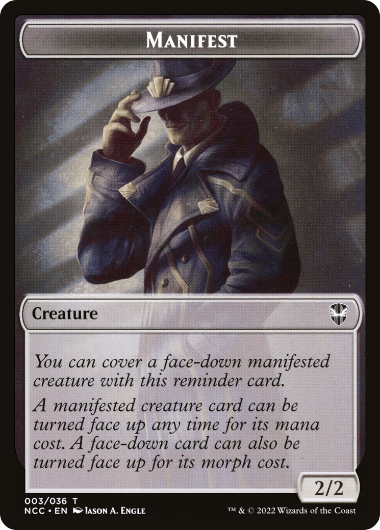 Manifest (TNCC-003) - New Capenna Commander Tokens Foil