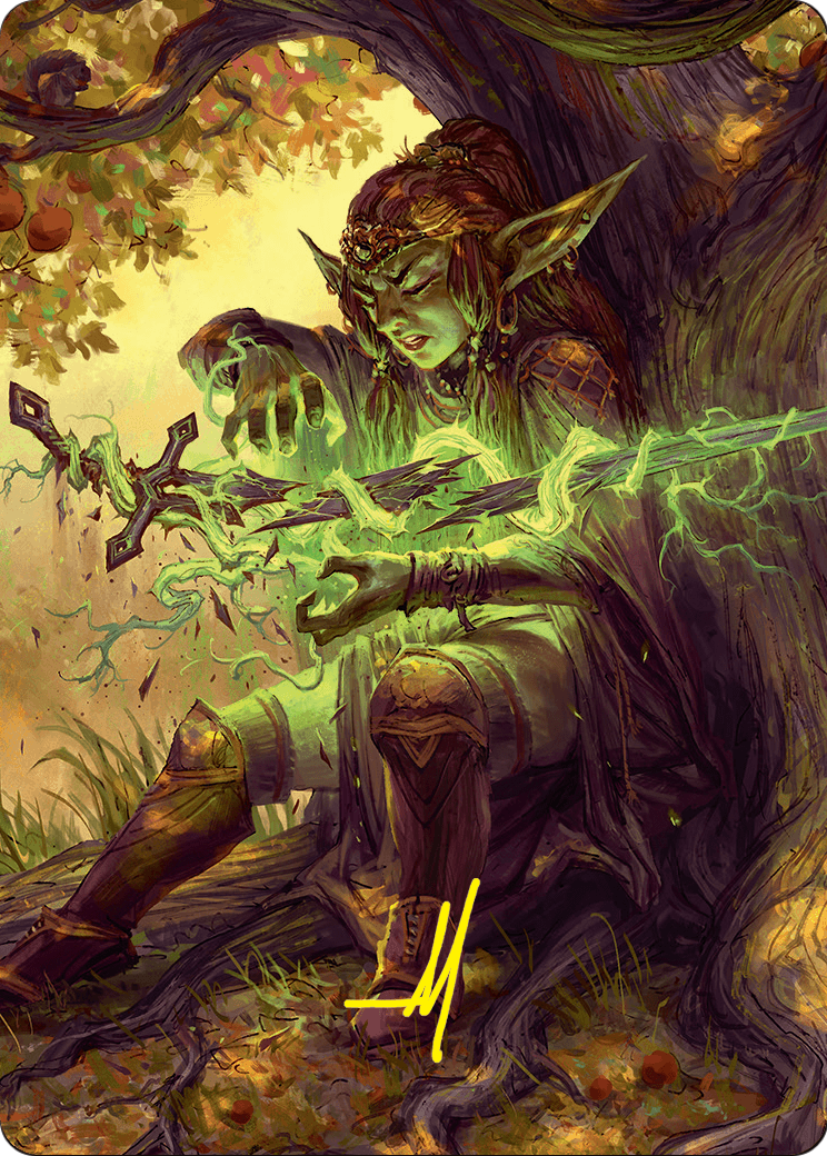 Reclamation Sage // Reclamation Sage (AFDN-045) - Foundations Art Series (Borderless) Foil
