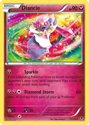 Diancie 071/119 - XY Phantom Forces Reverse Holofoil