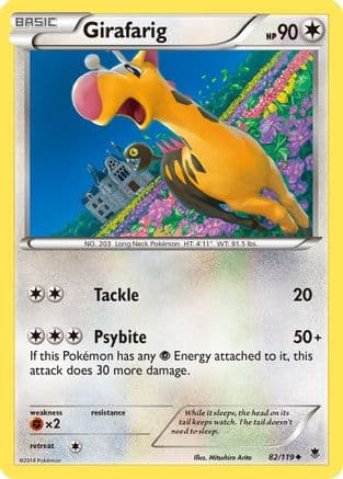 Girafarig 82/119 - XY Phantom Forces Reverse Holofoil