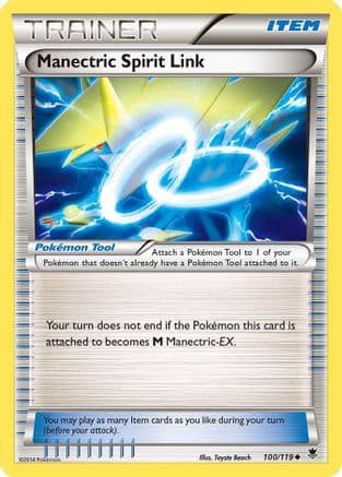 Manectric Spirit Link 100/119 - XY Phantom Forces Reverse Holofoil