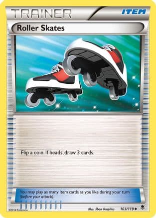 Roller Skates 103/119 - XY Phantom Forces Reverse Holofoil