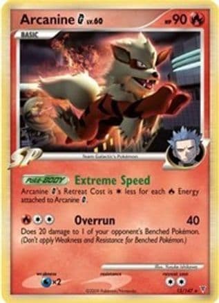 Arcanine G 15/147 - Deck Exclusives Holofoil