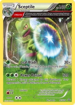 Sceptile (Omega) 009/160 - XY Primal Clash Reverse Holofoil