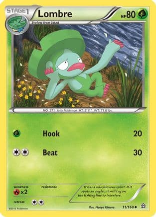 Lombre 011/160 - XY Primal Clash Reverse Holofoil
