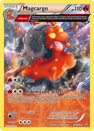 Magcargo (Omega) 024/160 - XY Primal Clash Reverse Holofoil