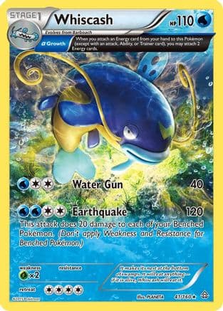 Whiscash (Alpha) 041 XY Primal Clash - Rare