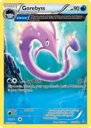 Gorebyss (Alpha) 052/160 - XY Primal Clash Reverse Holofoil