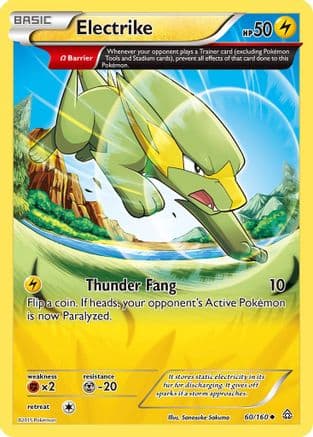 Electrike (Omega) 060/160 - XY Primal Clash Reverse Holofoil