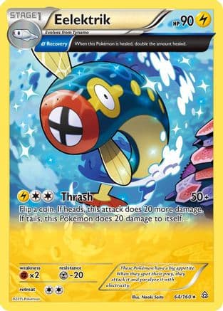Eelektrik (Alpha) 064/160 - XY Primal Clash Reverse Holofoil