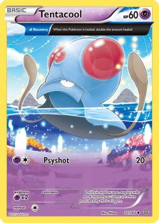 Tentacool (Alpha) 071/160 - XY Primal Clash Reverse Holofoil