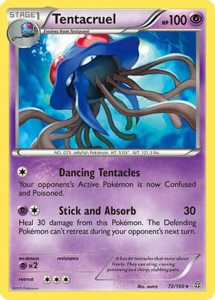 Tentacruel 72/160 - XY Primal Clash Reverse Holofoil