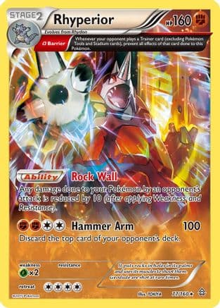 Rhyperior (Omega) 077/160 - XY Primal Clash Reverse Holofoil